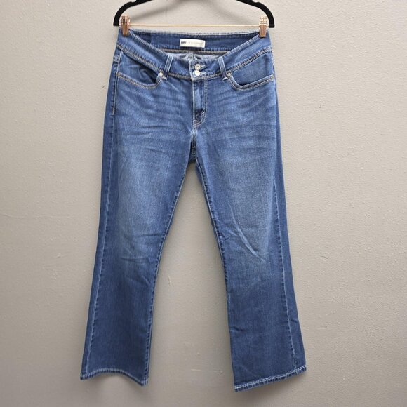 Levis 529 Jeans Womens 10 Curvy Bootcut Embroidered Pockets Denim - Picture 1 of 15